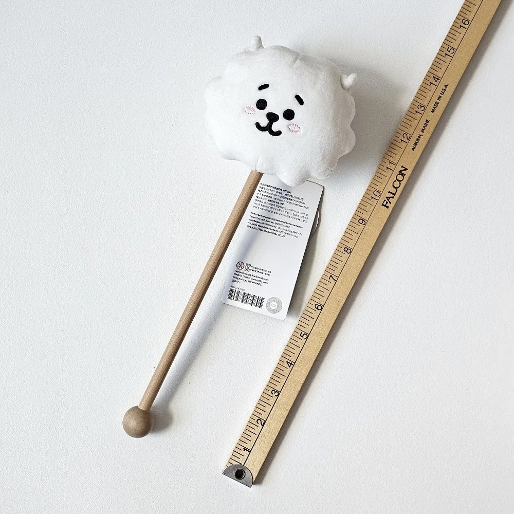 BT21 RJ Plush Face Massage Stick | Kind Alpaca | BTS x LINE FRIENDS | NWT